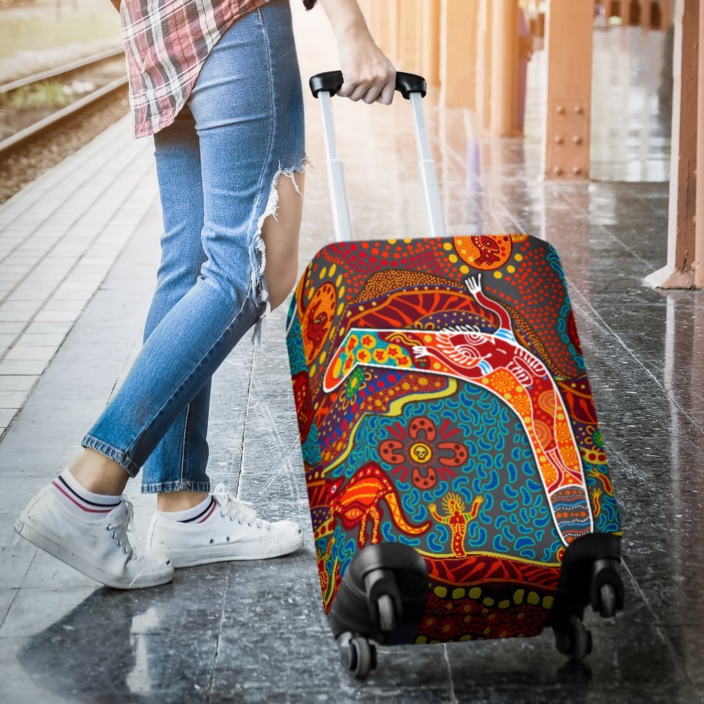 aboriginal-luggage-covers-indigenous-boomerang