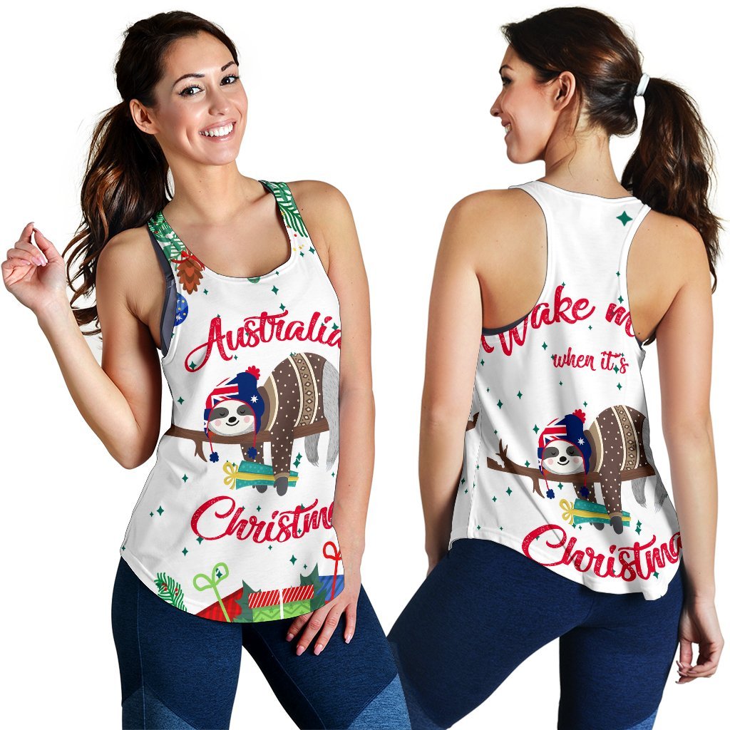Christmas Women's Racerback Tank - Merry Christmas - Vibe Hoodie