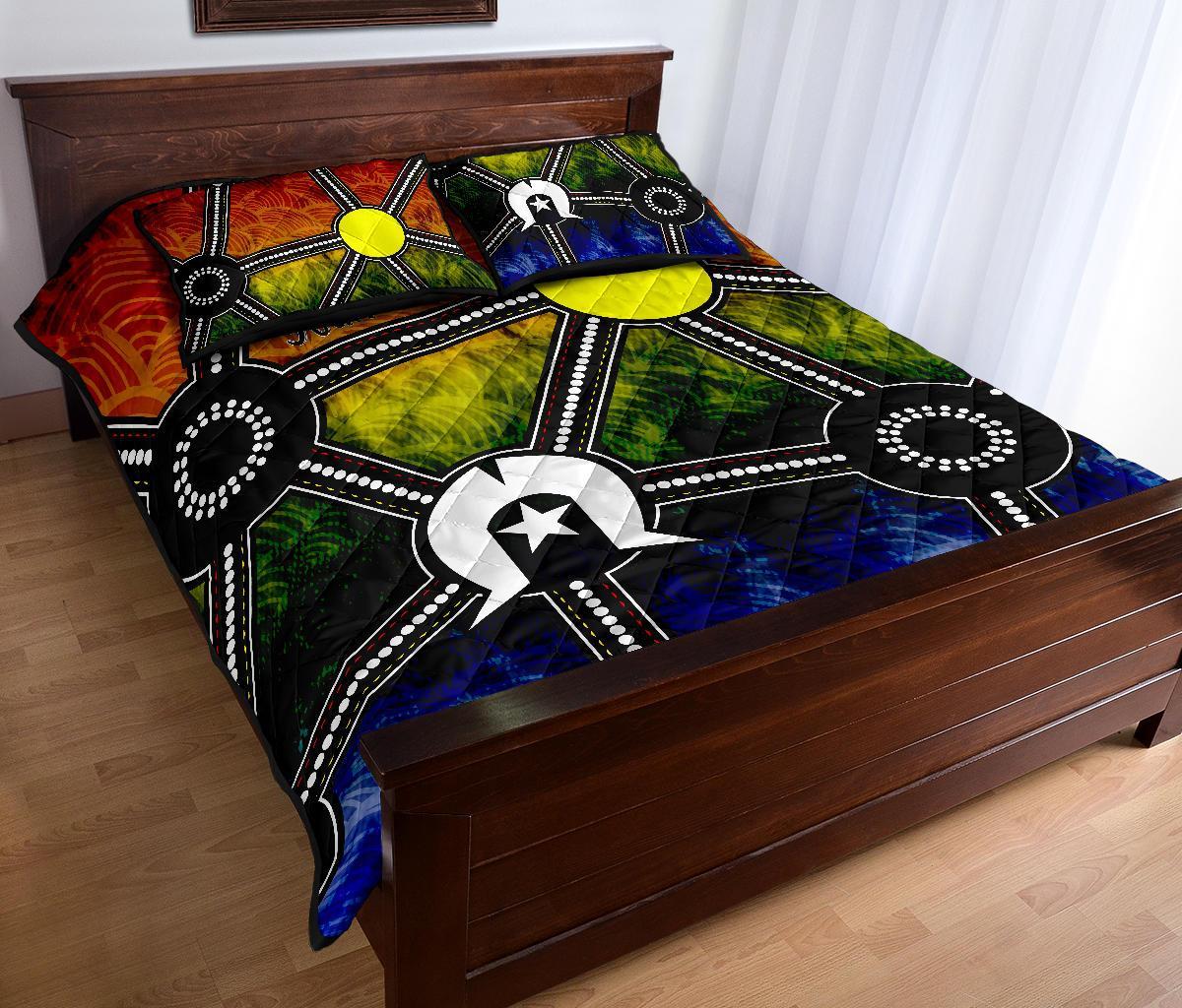 custom-naidoc-week-2021-quilt-bed-set-aboriginal-geometric-style
