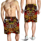 custom-aboriginal-mens-shorts-kangaroo-and-lizard-dot-painting-art