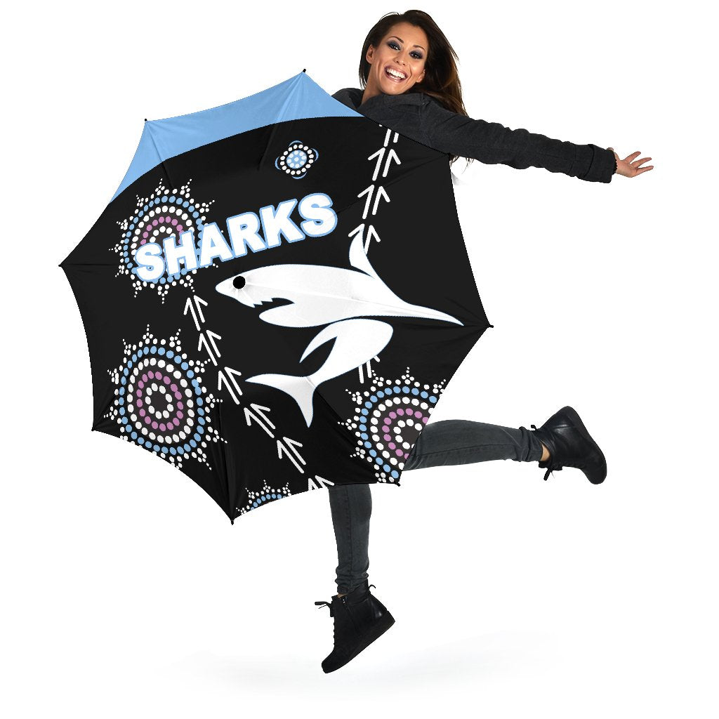 cronulla-all-over-print-umbrellas-sharks-simple-indigenous-black