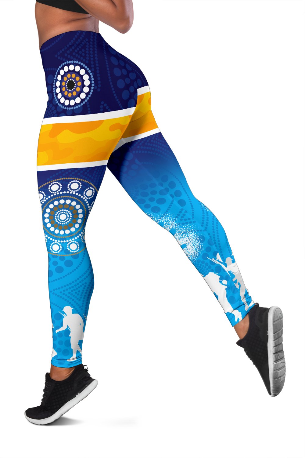 gold-coast-women-leggings-titans-gladiator-anzac-day-2021-version-indigenous