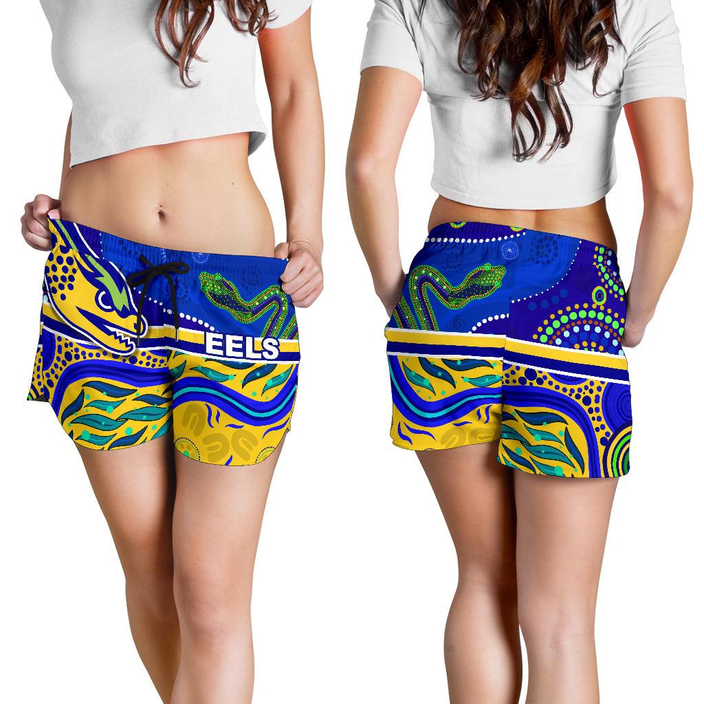 Eels Indigenous Special Women Shorts Version Gold - Vibe Hoodie