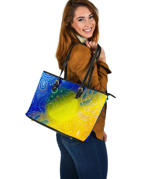 aboriginal-large-leather-tote-bag-indigenous-fishing