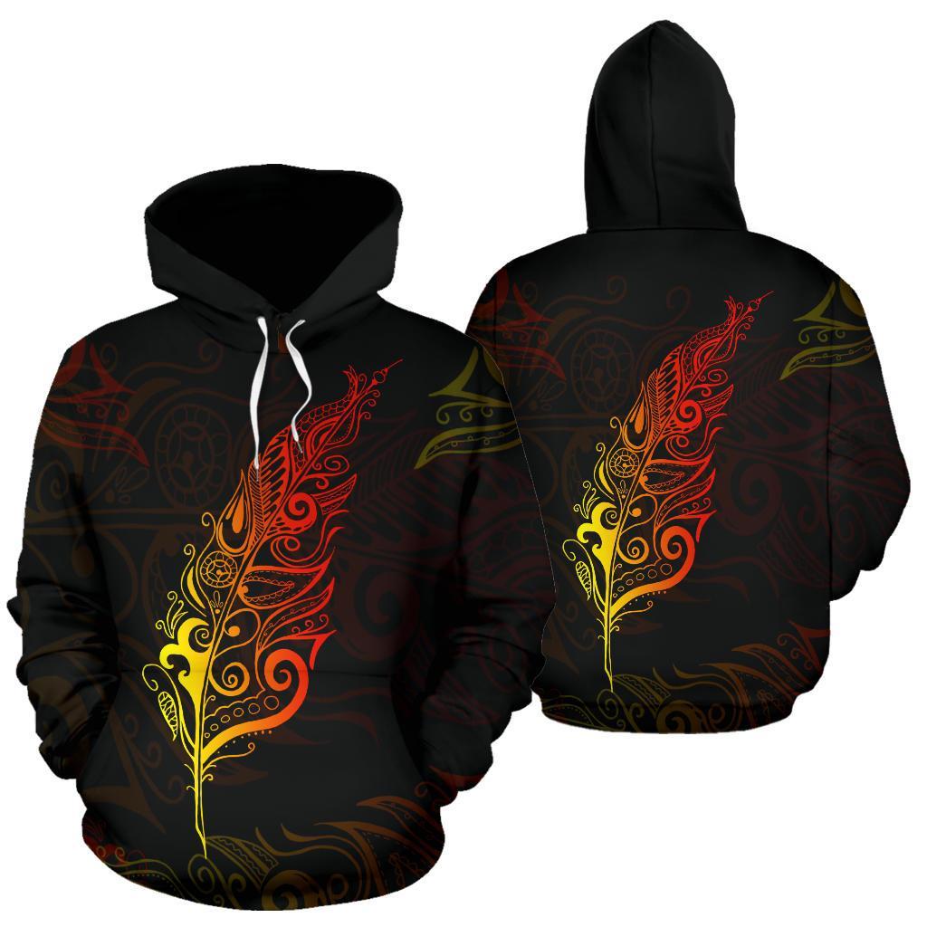 light-silver-fern-new-zealand-hoodie-sunset-vibe