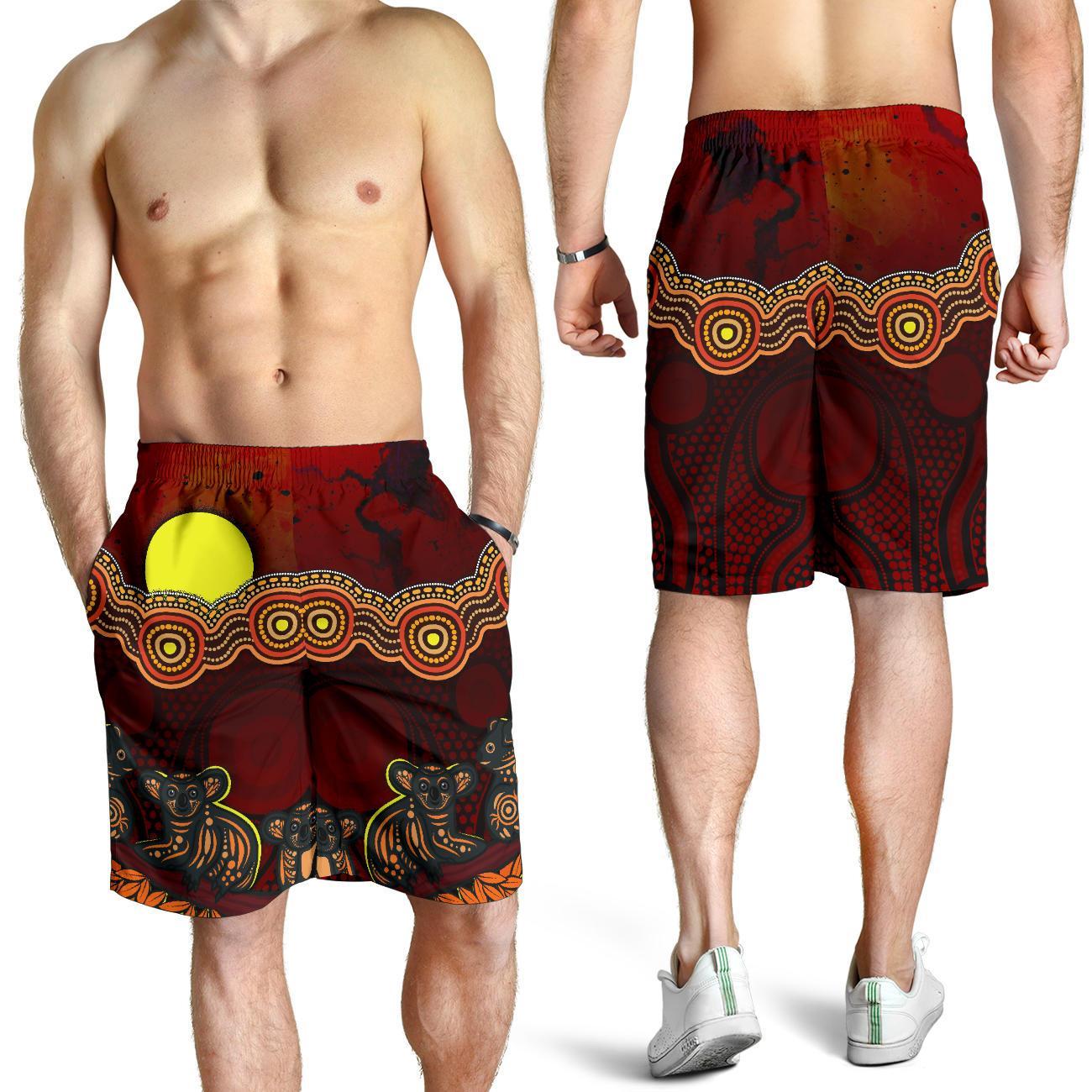 aboriginal-mens-shorts-australian-indigenous-koala