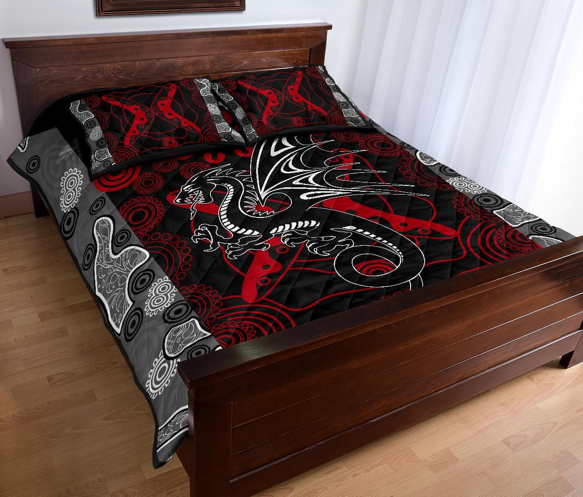custom-personalised-dragons-quilt-bed-set-st-george-aboriginal