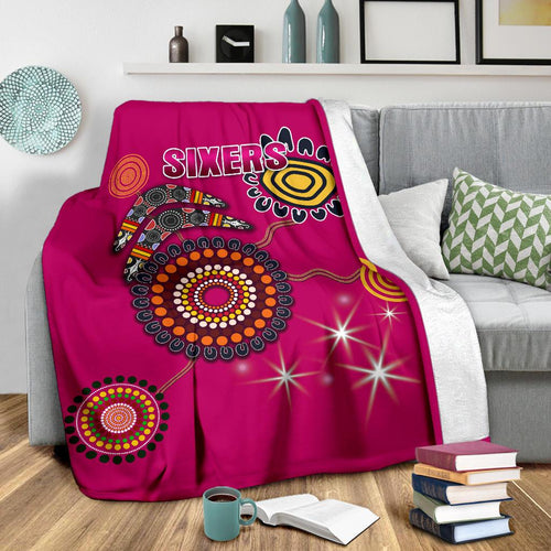 sydney-premium-blanket-sixers-indigenous-magenta
