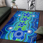 1staustrali-aboriginal-area-rug-aboriginal-turtle-family