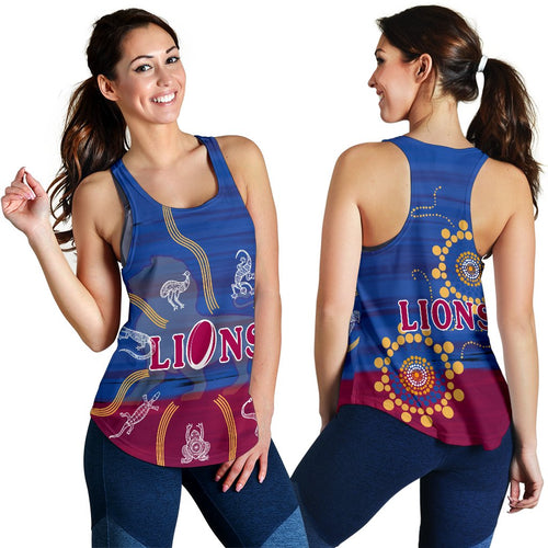 Brisbane Women's Racerback Proud Lions Simple - Vibe Hoodie