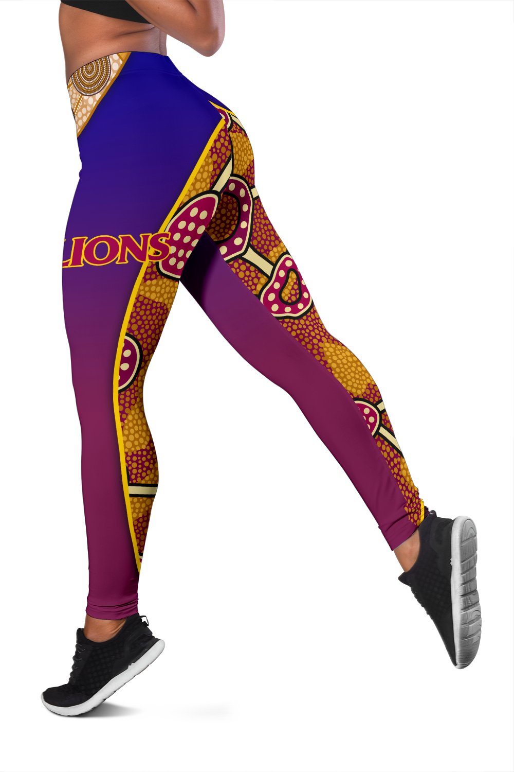 brisbane-womens-leggings-lions-anzac-day-gradients-style