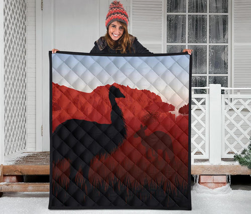 premium-quilt-australian-nature-with-emu-and-kangaroo