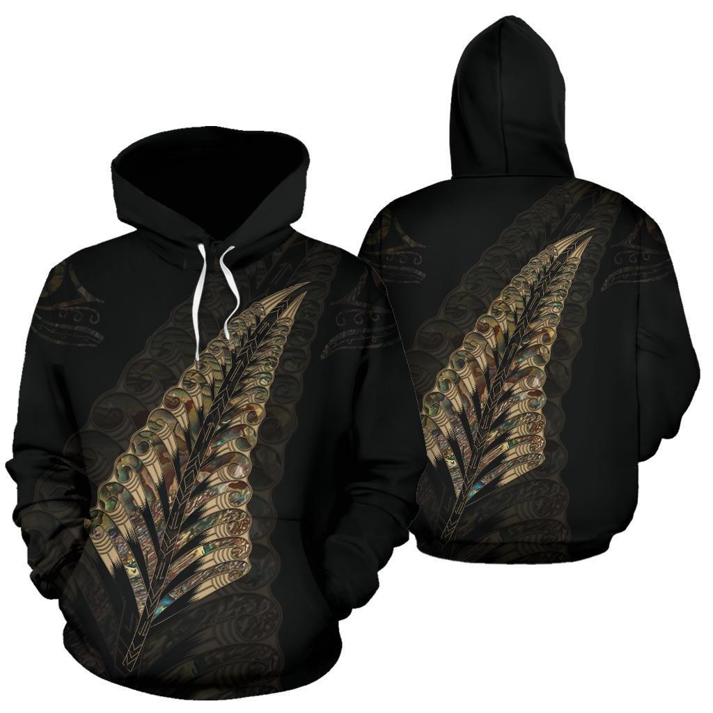 new-zealand-golden-paua-shell-fern-hoodie