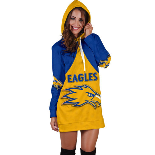 eagles-hoodie-dress-west-coast-for-women-gold