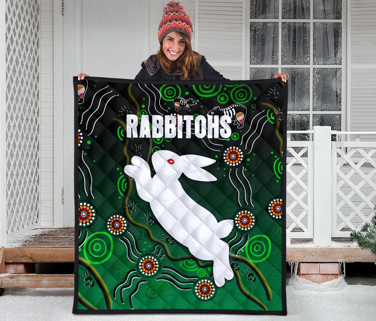 rabbitohs-premium-quilt-simple-indigenous