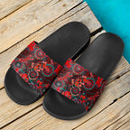 slide-sandals-aboriginal-animal-dot-acrylic-paint