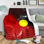 aboriginal-premium-blanket-two-indigenous-lizard