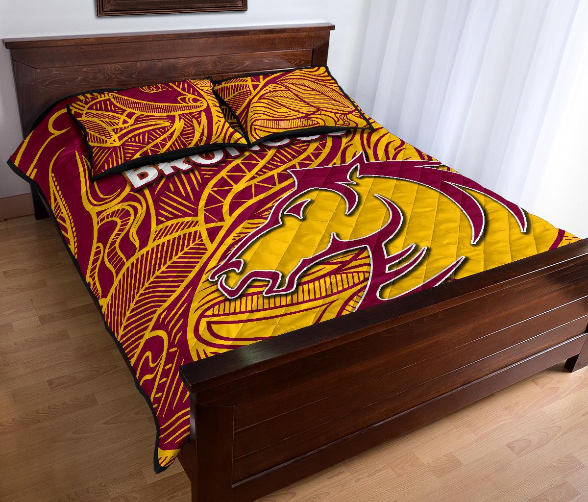 brisbane-broncos-quilt-bed-set-tribal-style