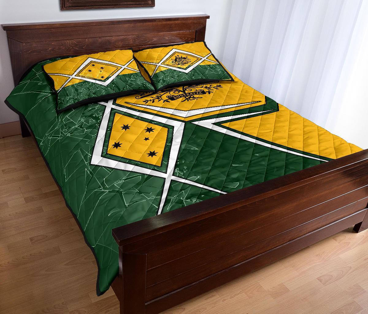 quilt-bed-set-aussie-flag-green