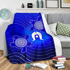 torres-strait-islanders-premium-blanket-torres-symbol-with-turtle