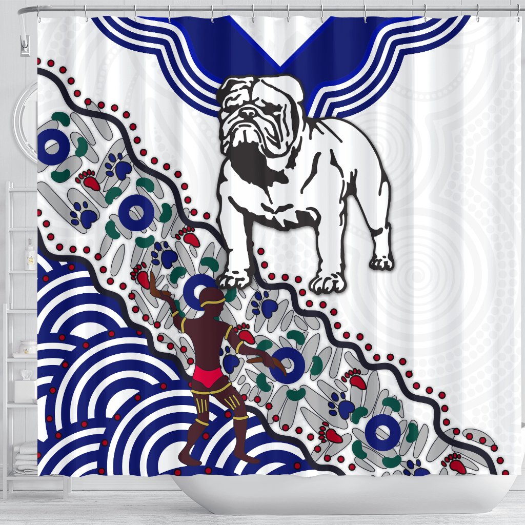 bulldogs-shower-curtain-indigenous