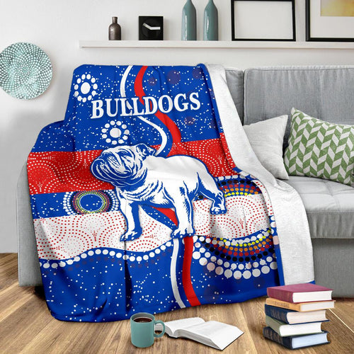 western-premium-blanket-bulldogs-unique-indigenous