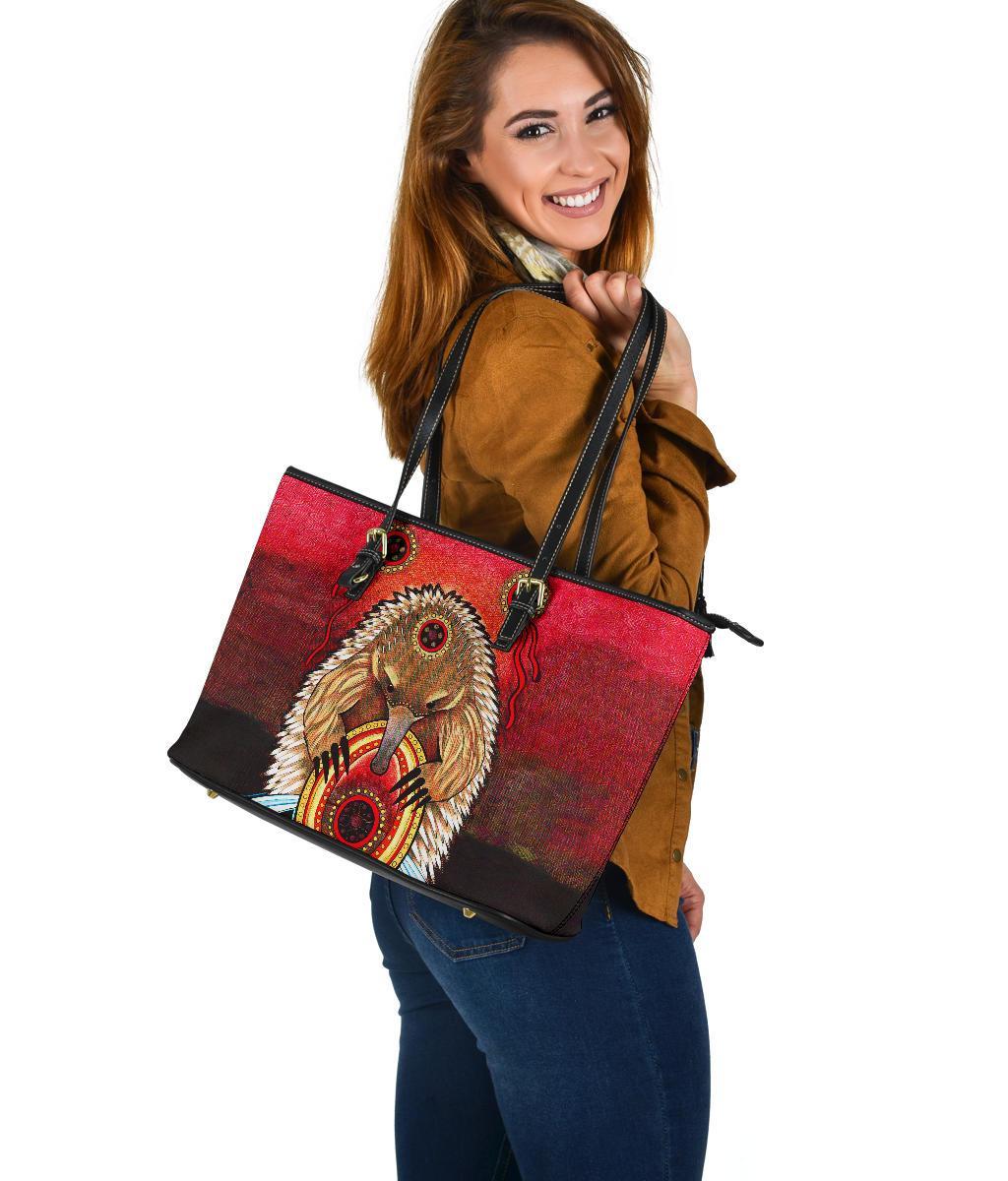 large-leather-tote-bag-australian-echidna