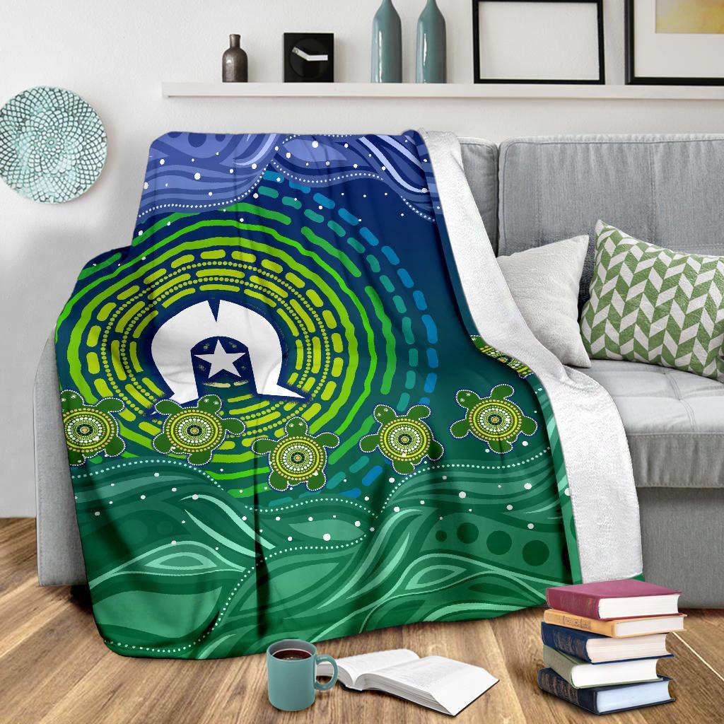 torres-strait-islanders-premium-blanket-aboriginal-turtle