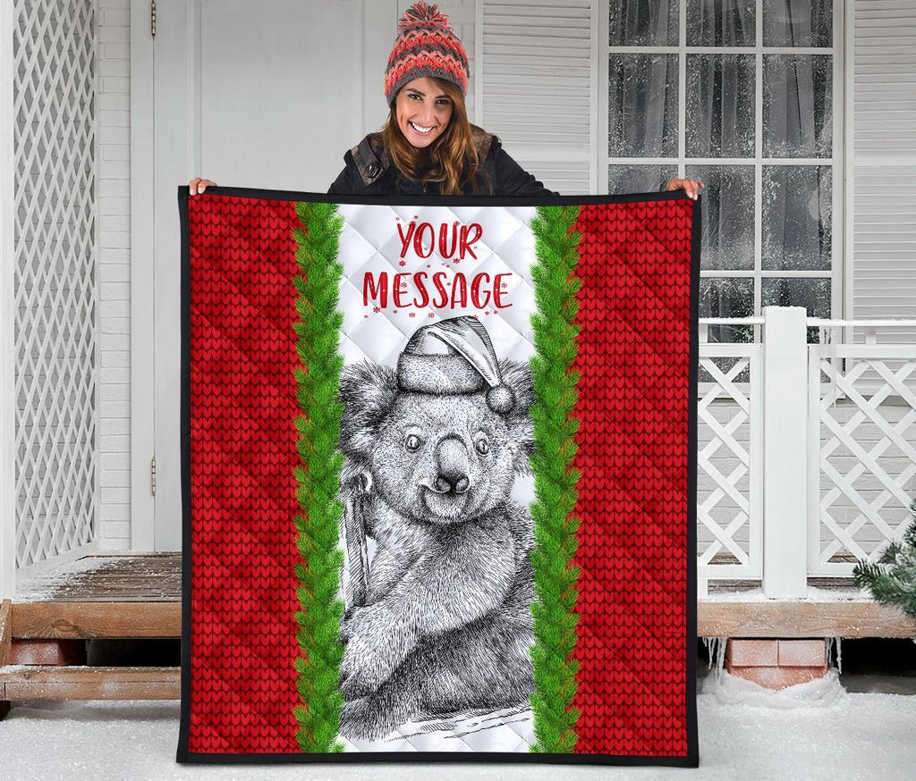 custom-christmas-premium-quilt-merry-christmas-koala