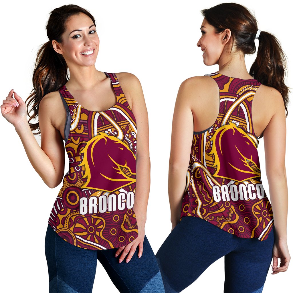 Broncos Rugby Women's Racerback Tank Indigenous - Vibe Hoodie