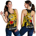 Richmond Tigers Women's Racerback Tank Lest We Forget - Vibe Hoodie