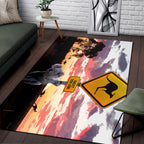 area-rug-koala-rug-kangaroo-sign-sunset-landscape-art