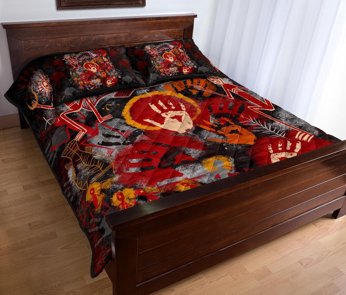 aboriginal-quilt-bed-set-indigenous-fish-hand-art