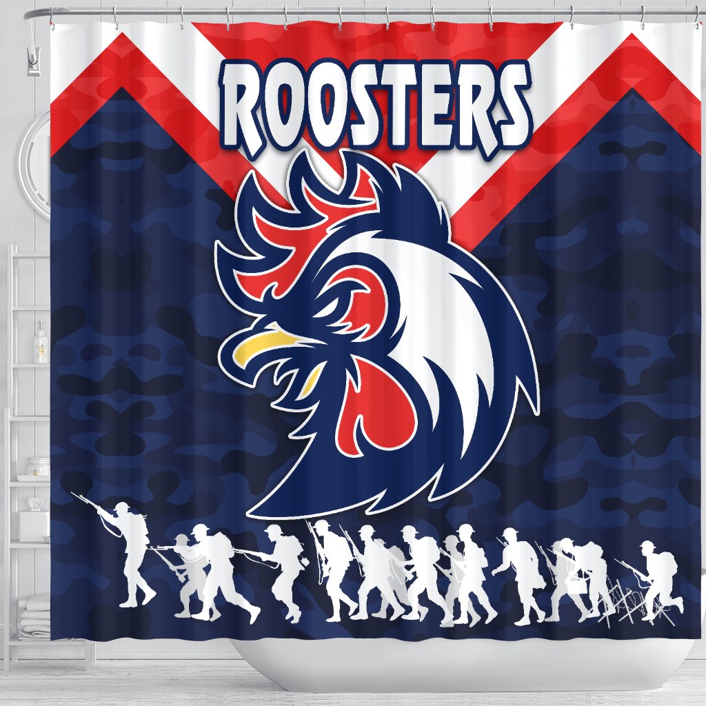 sydney-shower-curtain-roosters-anzac-style