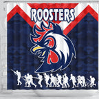 sydney-shower-curtain-roosters-anzac-style