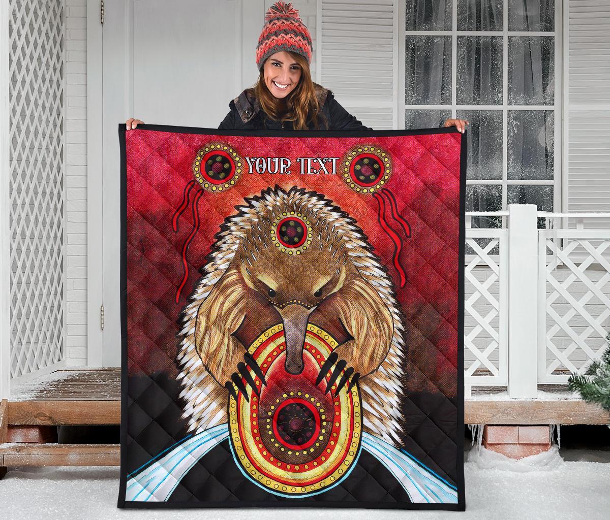custom-premium-quilt-australian-echidna