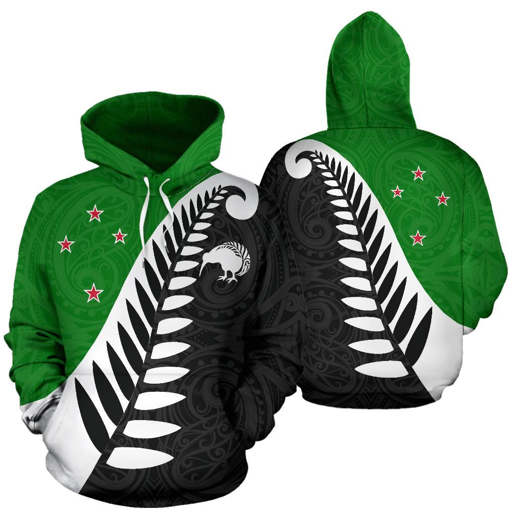 koru-fern-new-zealand-hoodie-green
