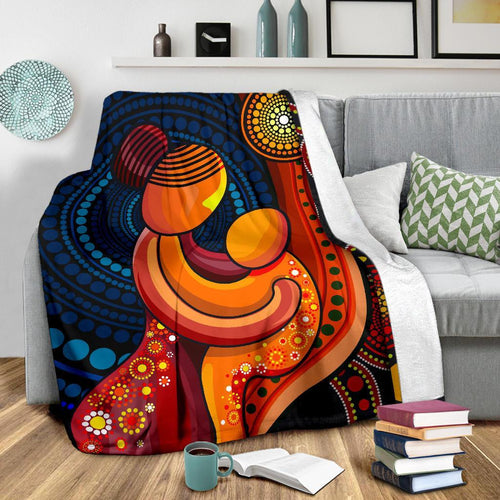 premium-blanket-aboriginal-mother-and-son