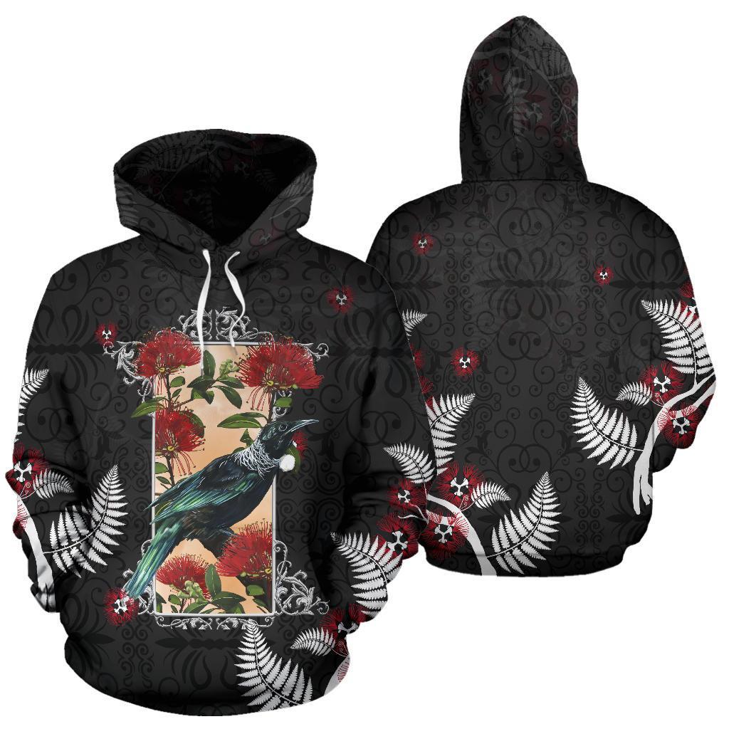new-zealand-tui-bird-silver-fern-hoodie-special-version