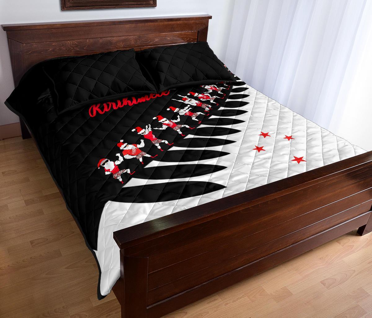 quilt-bed-set-nz-new-zealand-haka-christmas-black