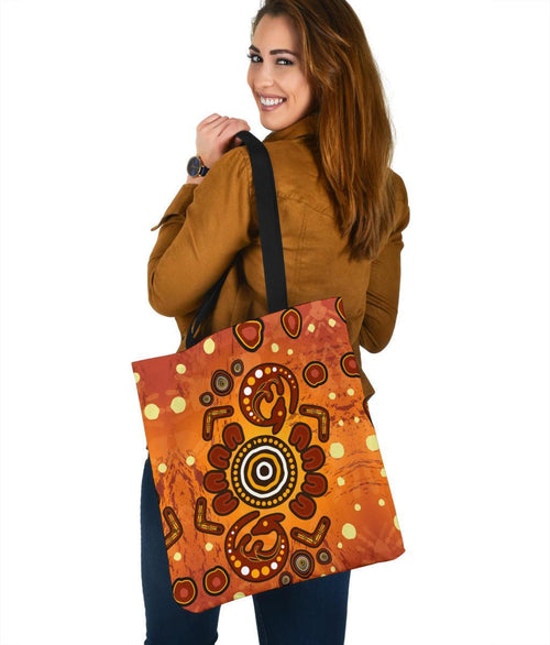 aboriginal-tote-bags-baby-kangaroo-and-dot-painting-patterns