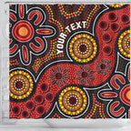 custom-aboriginal-shower-curtain-indigenous-circle-dot-painting-style-1