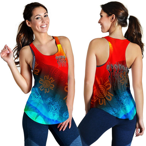 Naidoc Women's Racerback Tank - Proud To Be - Vibe Hoodie