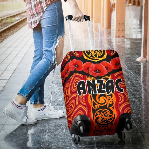 anzac-lest-we-forget-poppy-luggage-covers-new-zealand-maori-silver-fern-australia-aboriginal-no-1
