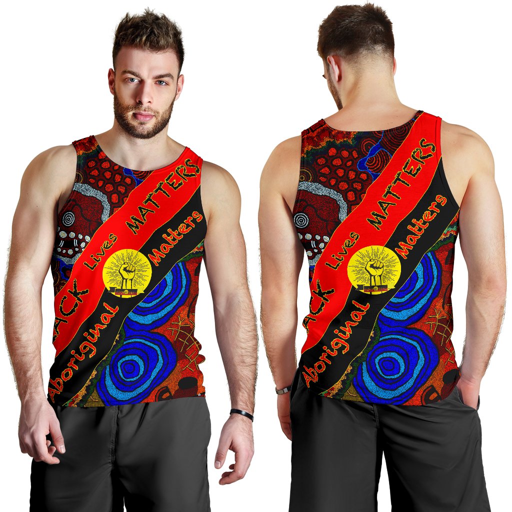 mens-tank-top-black-lives-matter-aboriginal-patterns