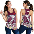 Sea Eagles Anzac Day Women Racerback Tank Simple Indigenous Camouflage - Vibe Hoodie