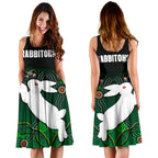 Rabbitohs Women's Dress Simple Indigenous - Vibe Hoodie