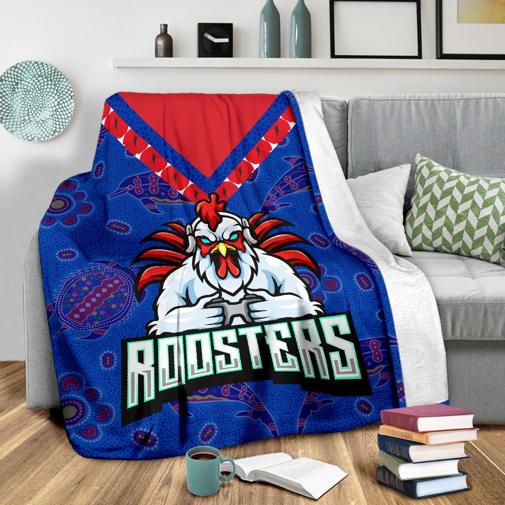 sydney-roosters-indigenous-anzac-premium-blanket-prairie-style