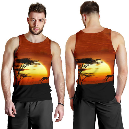 men-tank-top-kangaroo-mens-tank-sunset-ver01