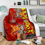 custom-blankets-aboriginal-crocodile-and-kangaroo